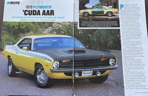 1970 plymouth barracuda cuda - plymouth, 'cuda