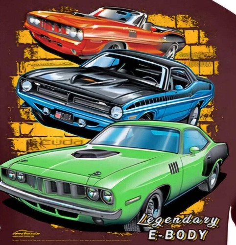 Legendary body plymouth cuda - e,